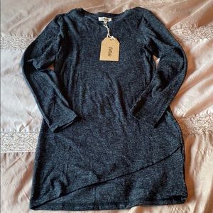 Black/ grey long sleeve dress